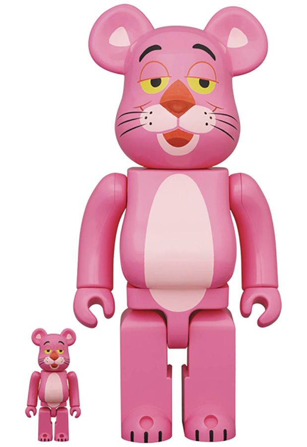 Bearbrick 400% + 100% Pink Panther